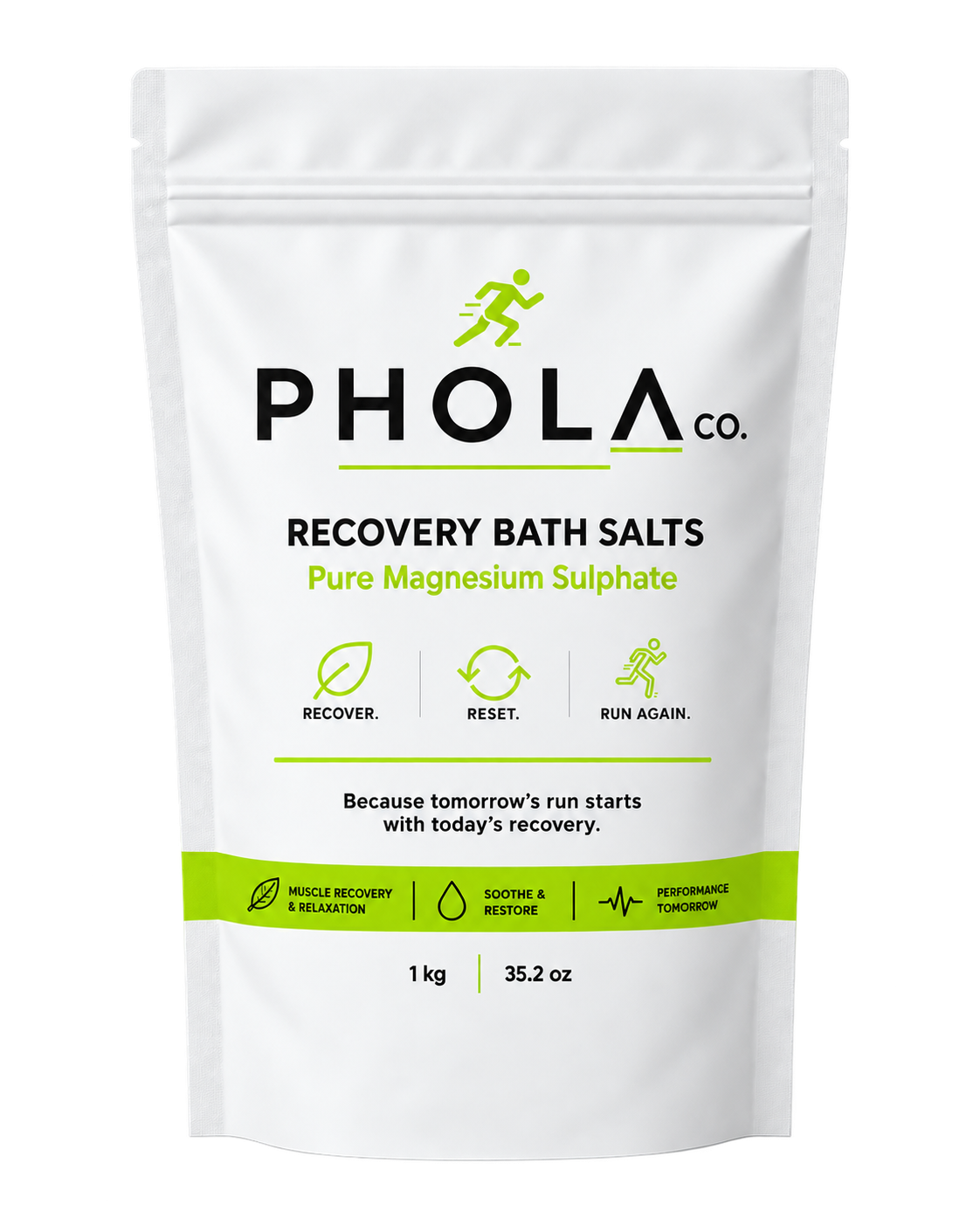 Recovery Bath Salts Unscented 1kg