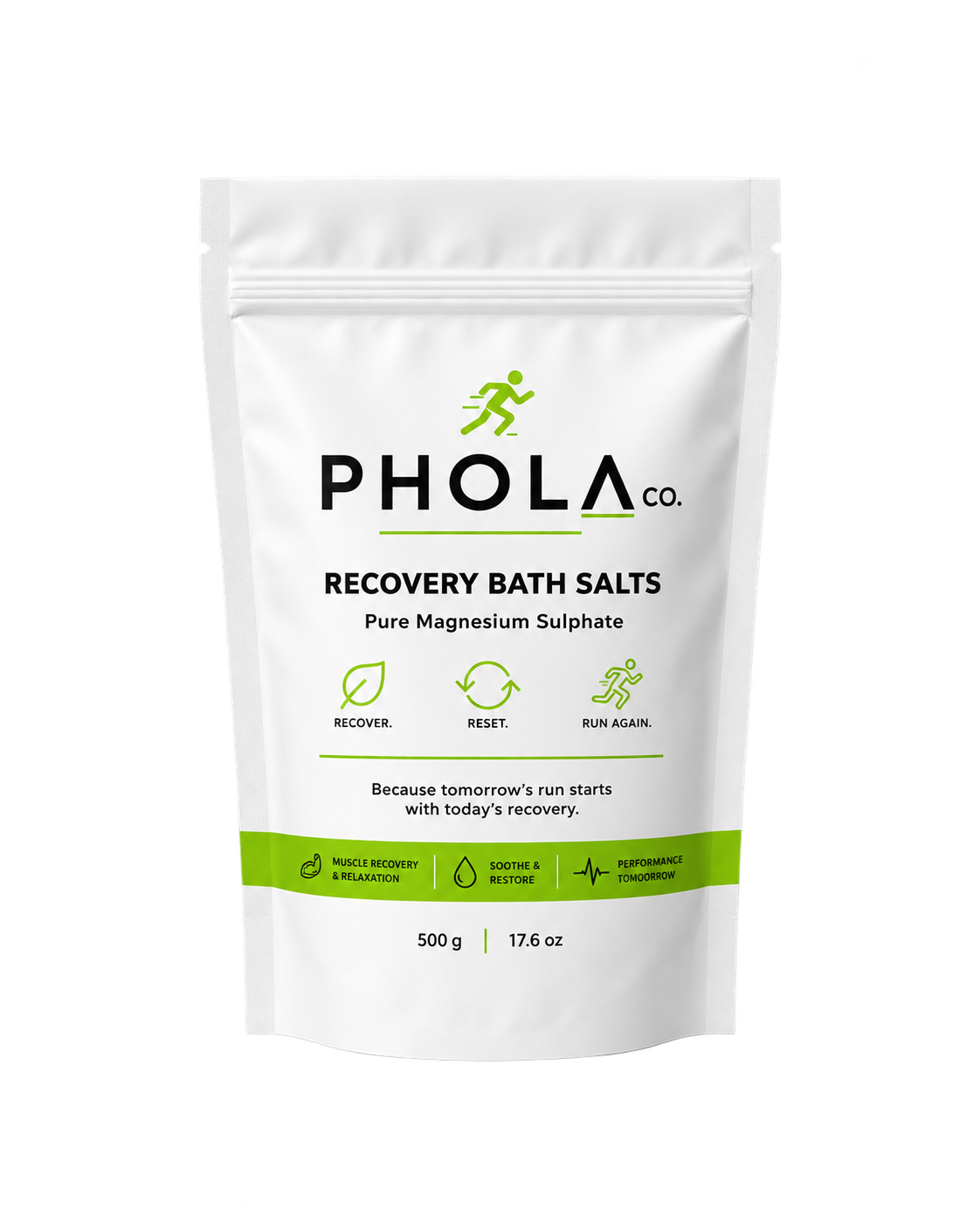 Recovery Bath Salts Unscented 500g