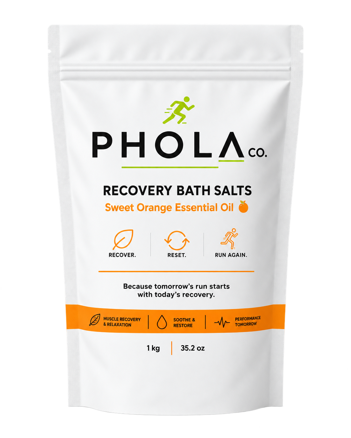 Recovery Bath Salts Sweet Orange 1kg